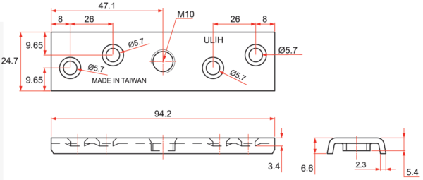 SDS-001 重型 D 型滑軌金屬吊輪及配件